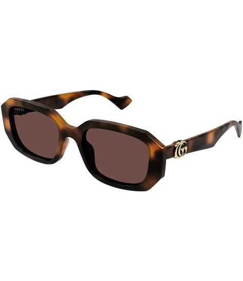 gucci sole uomo havana|Gucci Generation Rectangular Sunglasses in Havana .